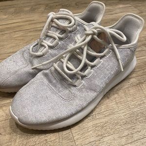 Adidas heather gray sneakers